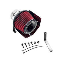 Load image into Gallery viewer, APEXiÂ® Power Metal Polished Short Ram Air Intake System with Red Filter (508-Z003)