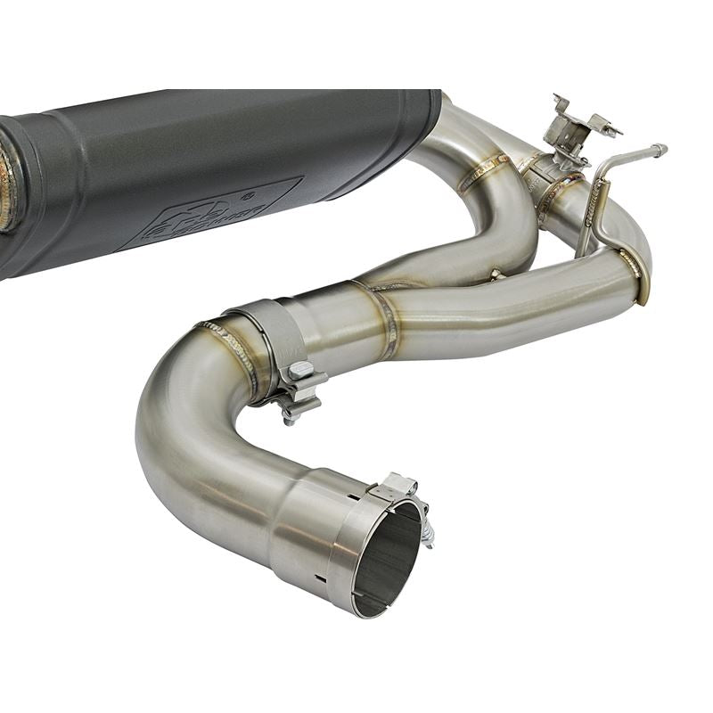 aFe MACH Force-Xp Axle-Back Stainless Steel Exhaust System w/Black Tip (49-36336-B)