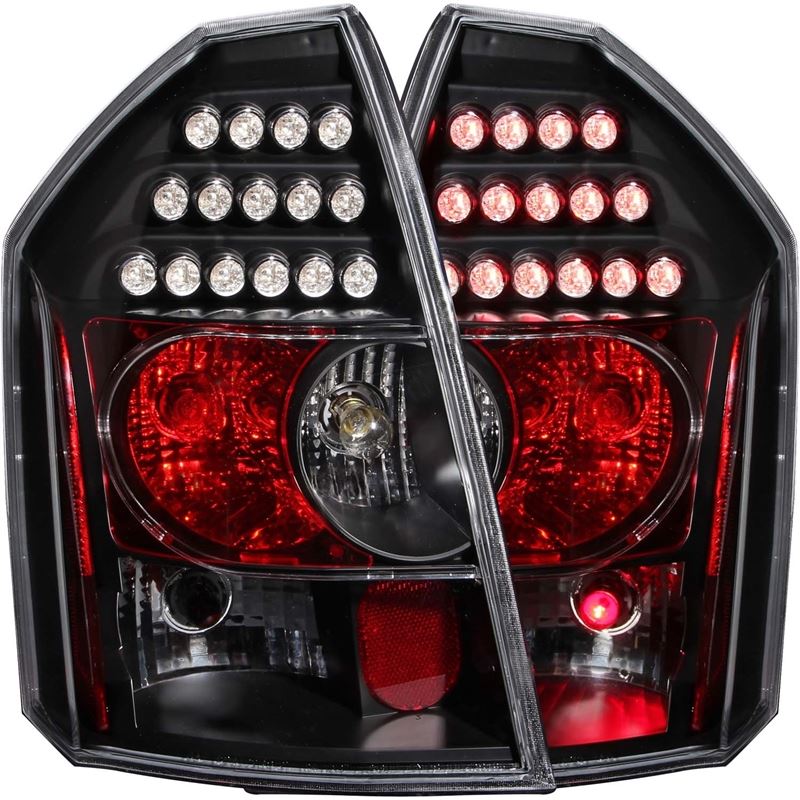 ANZO USA 2005-2007 Chrysler 300C LED Taillights Black (321011)