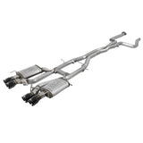 aFe MACH Force-Xp 3 IN 304 Stainless Steel Cat-Back Exhaust System w/ Black Tip (49-34078-B)