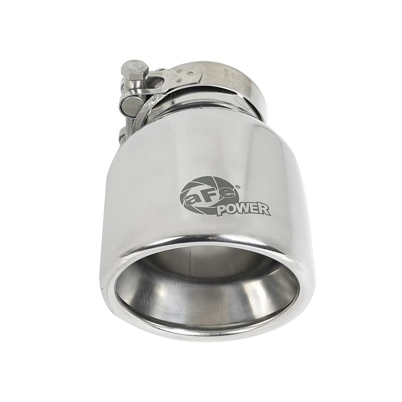 aFe MACH Force-Xp 304 Stainless Steel Clamp-on Exhaust Tip Polished (49T25404-P06)