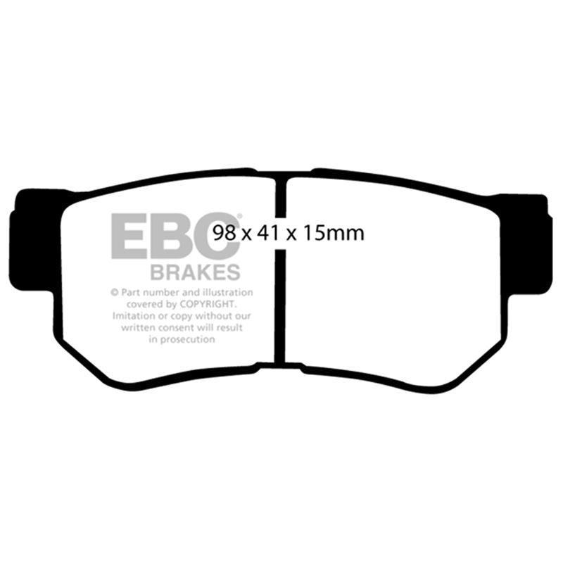 EBC Yellowstuff Street And Track Brake Pads (DP41392R)