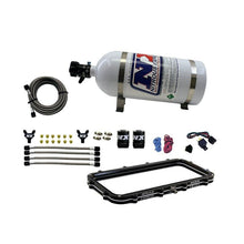 Load image into Gallery viewer, Nitrous Express Holley High Ram Plenum Nitrous Plate Kit w/15lb Bottle (20940-15)