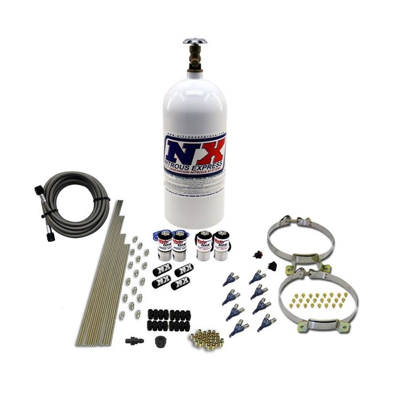 Nitrous Express Mainline Direct Port EFI Press Nitrous Kit w/10lb Bottle (ML5000)