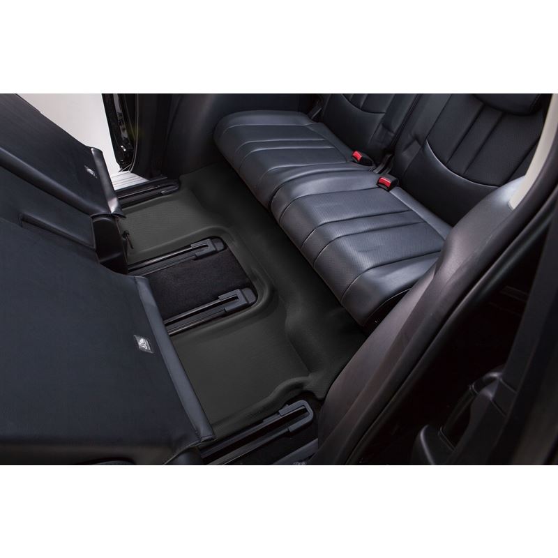 3D Maxpider 22-24 Nissan Pathfinder 7-Seat Kagu Black Floor Mat - Row 3 (L1NS14931509)