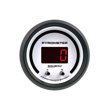 Load image into Gallery viewer, AutoMeter 52.4mm White Two Channel 0-2000 Degree Pyrometer (EGT) Phantom Elite Digital Gauge (6744-PH)