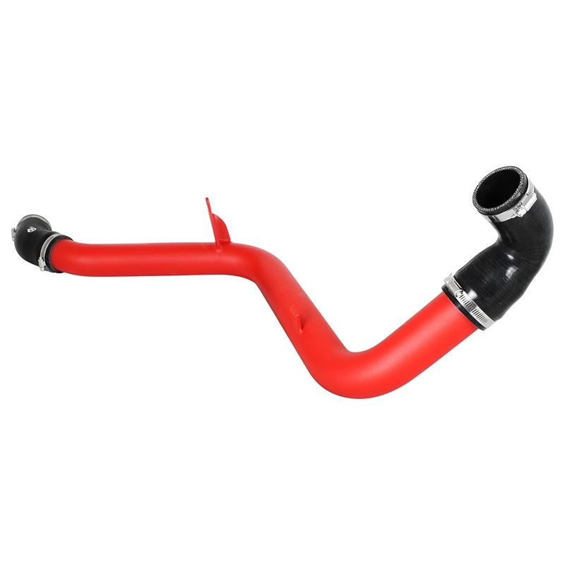 aFe BladeRunner 2-1/2 IN Aluminum Hot Charge Pipe Red (46-20188-R)