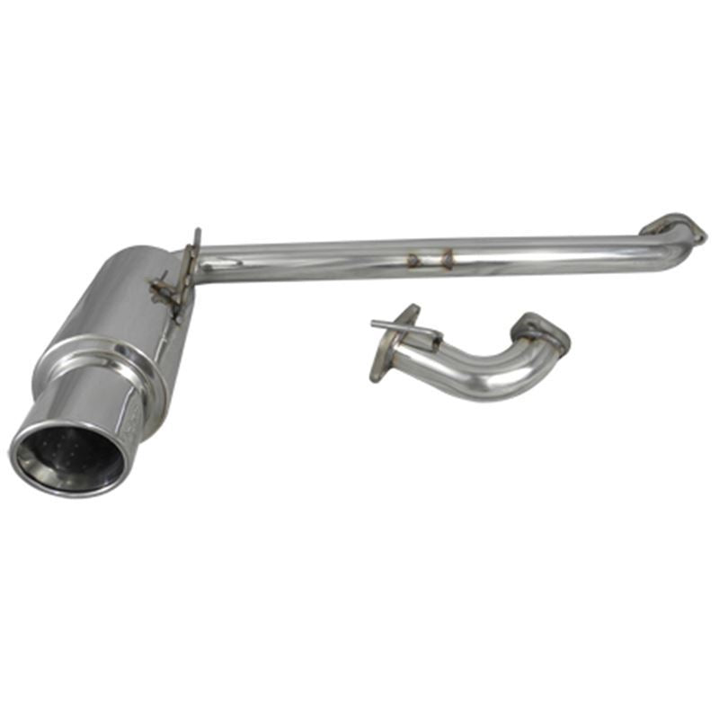 Injen 11 Scion tC 60mm 304SS Axle-Back Exhaust - SS Resonated T w/ Rolled Lip - Injen embossed logo (SES2117)