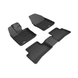 3D Maxpider KAGU Floor Mat, BLACK, 1ST ROW/2ND ROW (L1LX06601509)