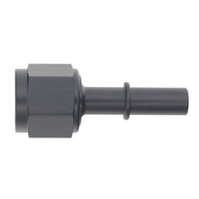 Load image into Gallery viewer, DeatschWerks 8AN Female Flare Swivel to 3/8in Male EFI Quick Disconnect - Anodized Matte Black (6-02-0133-B)