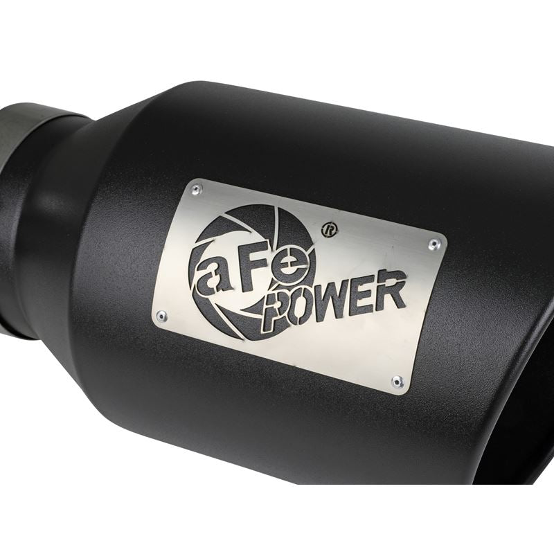 aFe MACH Force-Xp 409 Stainless Steel Clamp-on Exhaust Tip Black (49T50801-B15)