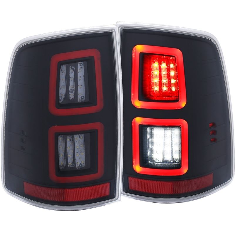 ANZO USA LED Black 13-17 Dodge Ram 1500/2500/3500 LED Taillights Black (311273)