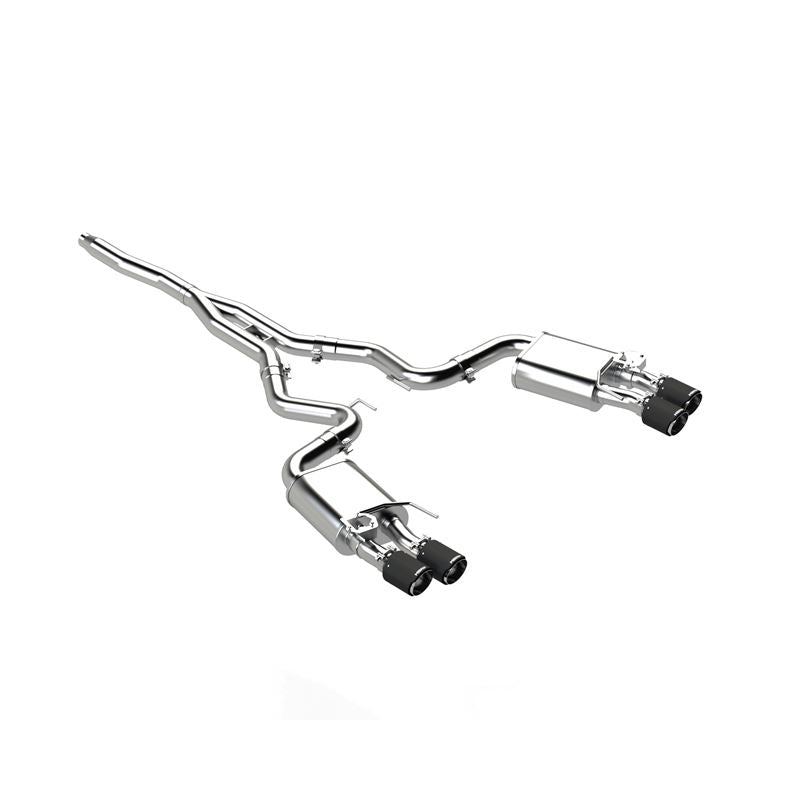 MBRP Exhaust 3in. Cat Back Quad Rear Exit T304 CF Tip (S72233CF)