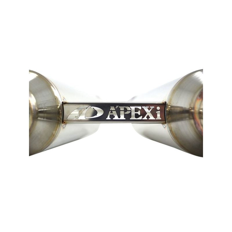 APEXi® 164KT201 - N1-X Evolution Extreme 304 SS Resonated Header-Back Exhaust System (164KT201-SS)