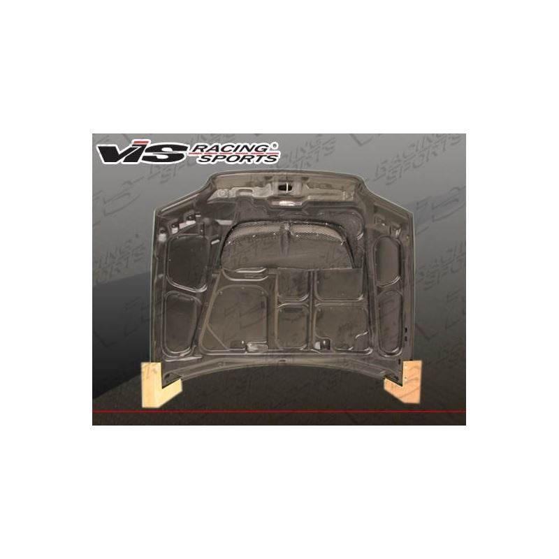 VIS Racing Monster Style Black Carbon Fiber Hood (92HDCVC2DMON-010C)