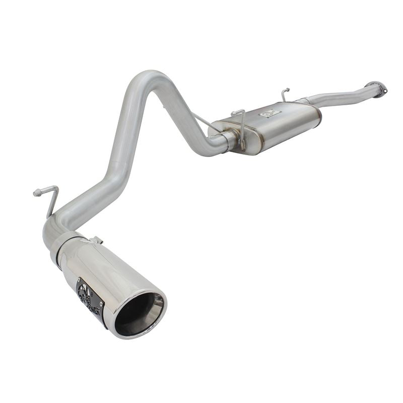 aFe MACH Force-Xp 2-1/2in 409 Stainless Steel Cat-Back Exhaust System w/Polished Tip (49-46024-P)