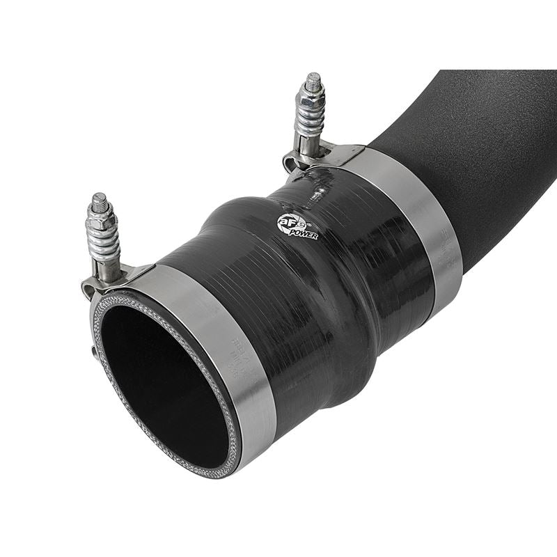 aFe BladeRunner 3 IN Aluminum Hot Charge Pipe Black (46-20108-B)