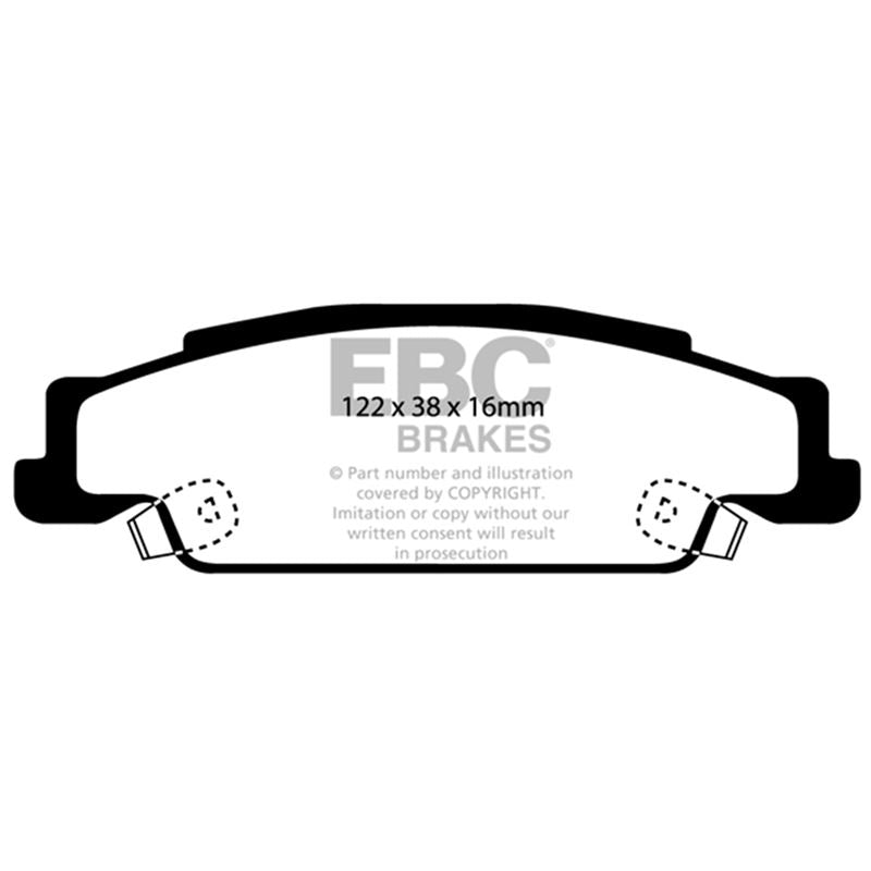 EBC Greenstuff 2000 Series Sport Brake Pads (DP21646)