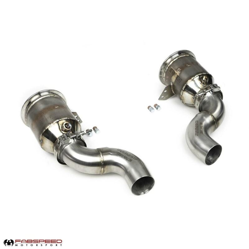 Fabspeed 992 Twin Turbo/Twin Turbo S Sport Catalytic Converters (21+) (FS.POR.992T.SCGT2C)