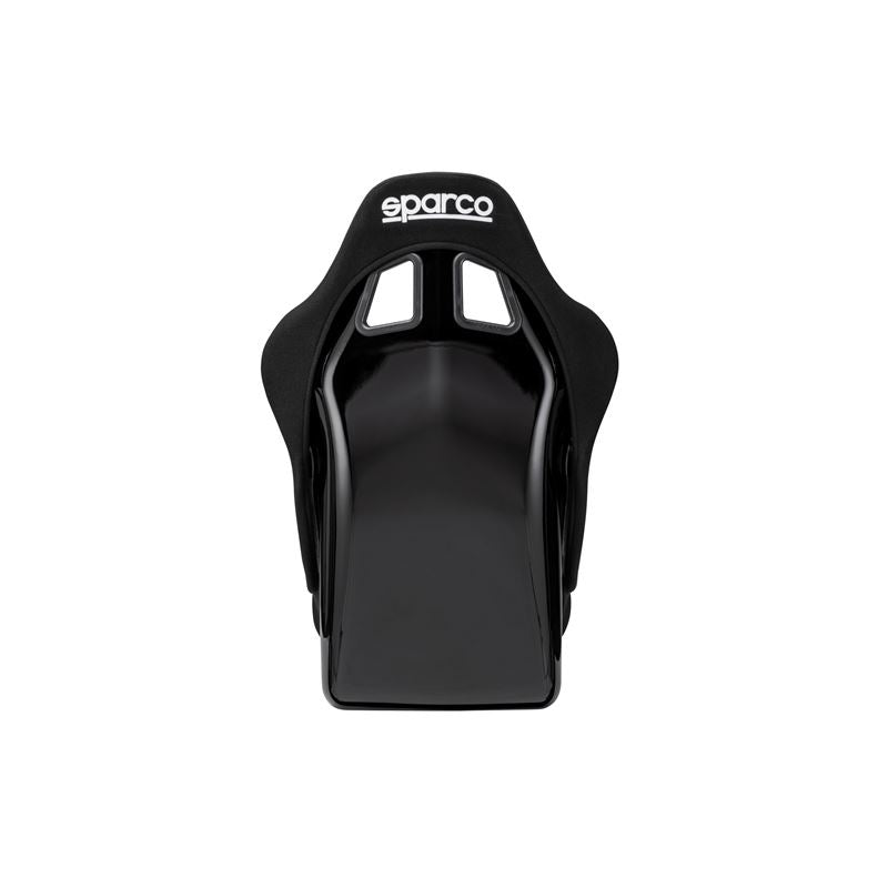 Sparco EVO QRT Racing Seats, Black/Black Leatherette with Black Stitch (008007RNRSKY)