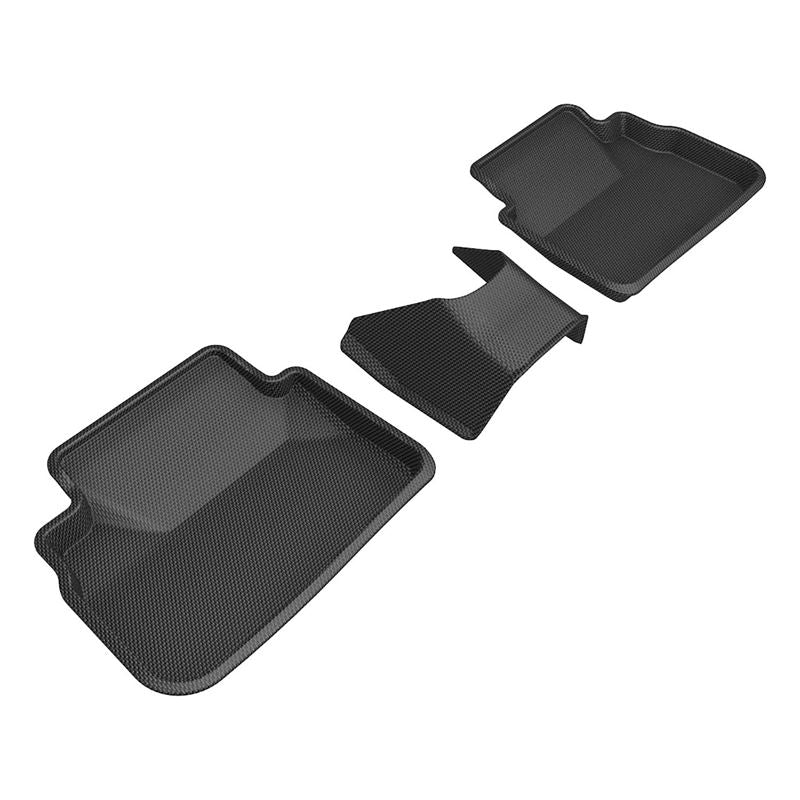 3D Maxpider 22-23 Subaru WRX Kagu Black Floor Mats - Row 2 (L1SB03621509)