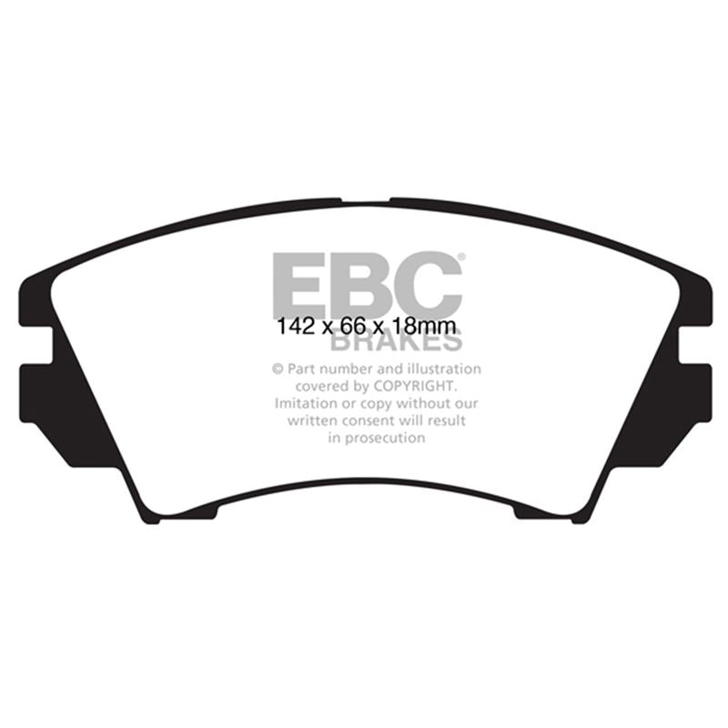 EBC Greenstuff 2000 Series Sport Brake Pads (DP22014)