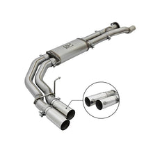 Load image into Gallery viewer, aFe Rebel Series 3 IN 409 Stainless Steel Cat-Back Exhaust System w/Polished Tip (49-43091-P)