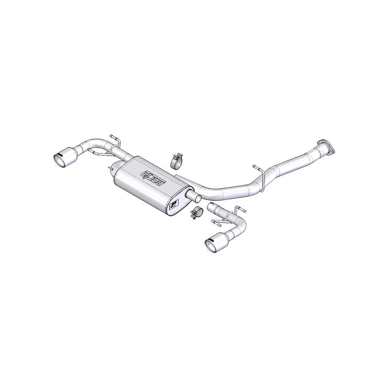 Borla Cat-Back Exhaust System - EC-Type (1014015)