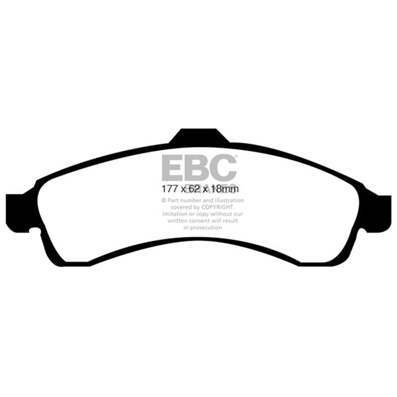 EBC Yellowstuff Street And Track Brake Pads (DP41618R)