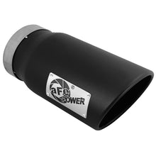 Load image into Gallery viewer, aFe MACH Force-Xp 409 Stainless Steel Clamp-on Exhaust Tip Black (49T50601-B12)