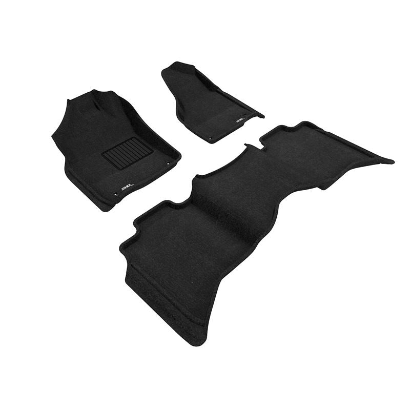 3D Maxpider ELEGANT Floor Mat, BLACK, 1ST ROW/2ND ROW (L1DG02004709)