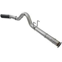 Load image into Gallery viewer, aFe Large Bore-HD 5 IN 409 Stainless Steel DPF-Back Exhaust System w/Black Tip (49-43090-B)