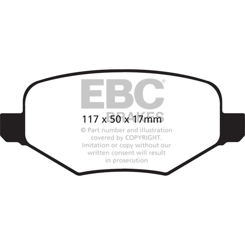 EBC Greenstuff 2000 Series Sport Brake Pads (DP21826)