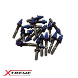 Blox Racing Xtreme Line Titanium M8x1.25x45mm 9-Piece Set Burnt (BXFL-00307-9-TI-B)