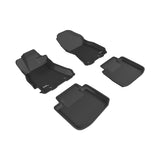 3D Maxpider KAGU Floor Mat, BLACK, 1ST ROW/2ND ROW (L1SB01301509)