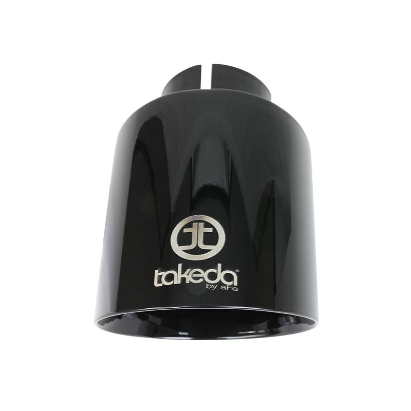 Takeda 409 Stainless Steel Clamp-on Exhaust Tip Black (49T25454-B07)