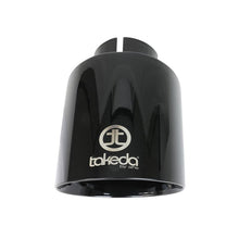 Load image into Gallery viewer, Takeda 409 Stainless Steel Clamp-on Exhaust Tip Black (49T25454-B07)