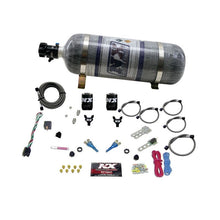 Load image into Gallery viewer, Nitrous Express 92-95 Dodge V8 TBI Dual Nozzle Nitrous Kit (50-125HP) w/Composite Bottle (20213-12)