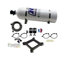 Load image into Gallery viewer, Nitrous Express 4150 Assassin Plate Stage 6 Nitrous Kit (50-300HP) w/15lb Bottle (67040-15)