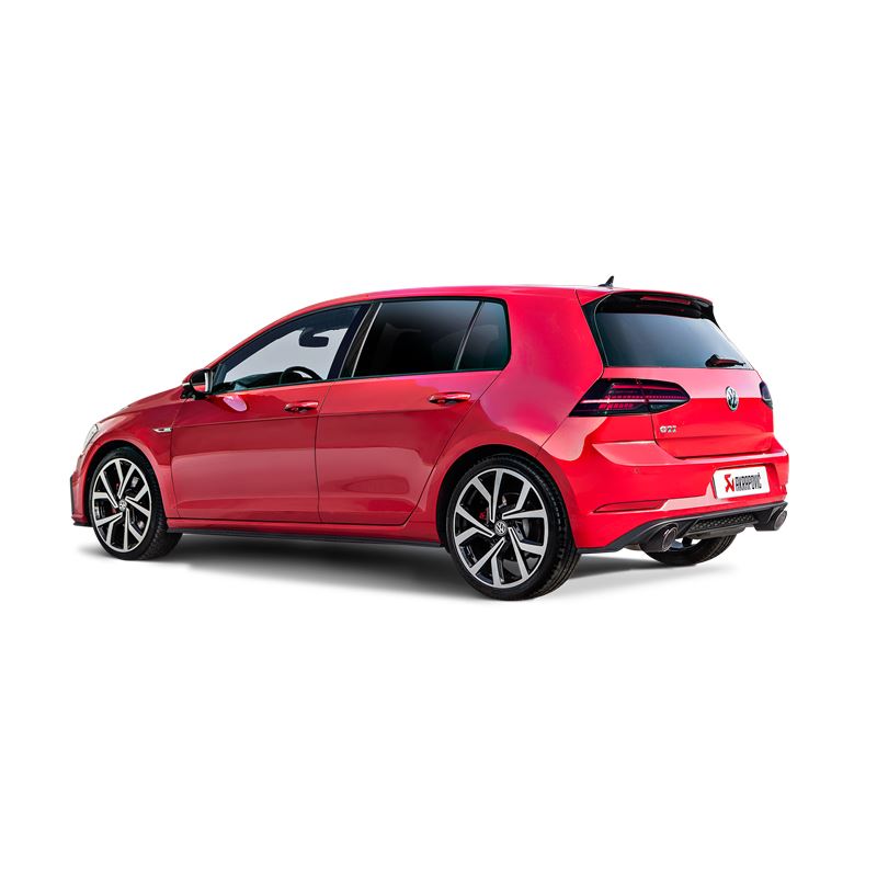 Akrapovic 2017+ Volkswgen Golf GTI (MK7) Slip-On Line (Titanium) w/ Carbon Fiber Tips (MTP-VW/T/3H)