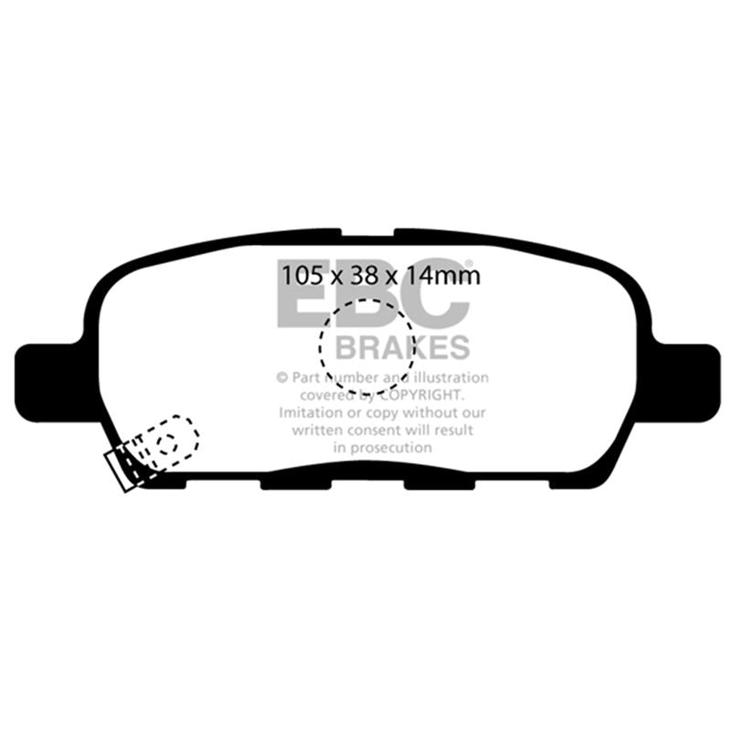 EBC Greenstuff 2000 Series Sport Brake Pads (DP21955)