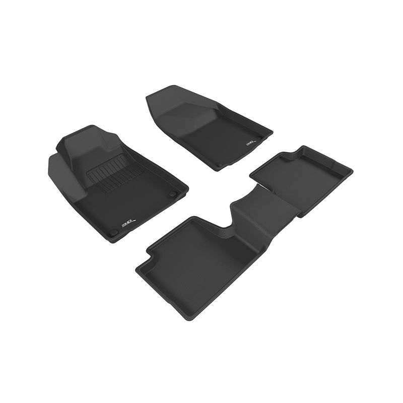 3D Maxpider KAGU Floor Mat, BLACK, 1ST ROW/2ND ROW (L1JP01501509)