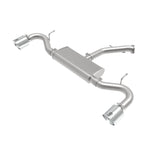 Takeda 2-1/2 IN 409 Stainless Steel Axle-Back Exhaust System w/ Polished Tips (49-47016-P)