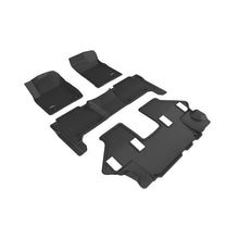 Load image into Gallery viewer, 3D Maxpider KAGU Floor Mat, BLACK, 1ST ROW/2ND ROW/3RD ROW (L1NS09501509)