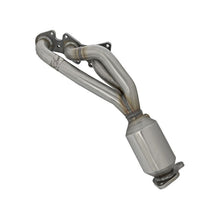 Load image into Gallery viewer, aFe POWER Direct Fit 409 Stainless Steel Front Driver Catalytic Converter (47-46008)