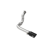 aFe Large Bore-HD 3 IN 304 Stainless Steel DPF-Back Exhaust System w/Black Tip(49-38092-B)