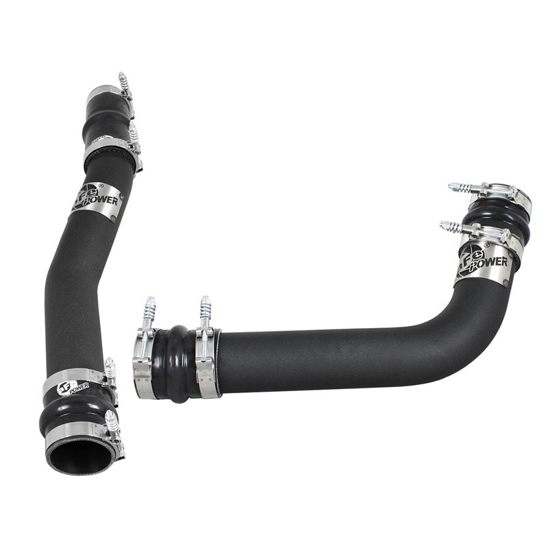 aFe BladeRunner 3 IN Aluminum Hot and Cold Charge Pipe Kit Black (46-20014)