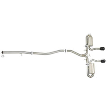 Load image into Gallery viewer, Takeda 3 IN 304 Stainless Steel Cat-Back Exhaust System w/ Black Tips (49-36621-B)