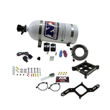 Load image into Gallery viewer, Nitrous Express 4150 Single Entry Crossbar Plate RNC Nitrous Kit (250-750HP) w/10lb Bottle (63840-10)