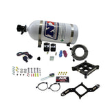 Nitrous Express 4150 Single Entry Crossbar Plate RNC Nitrous Kit (250-750HP) w/10lb Bottle (63840-10)